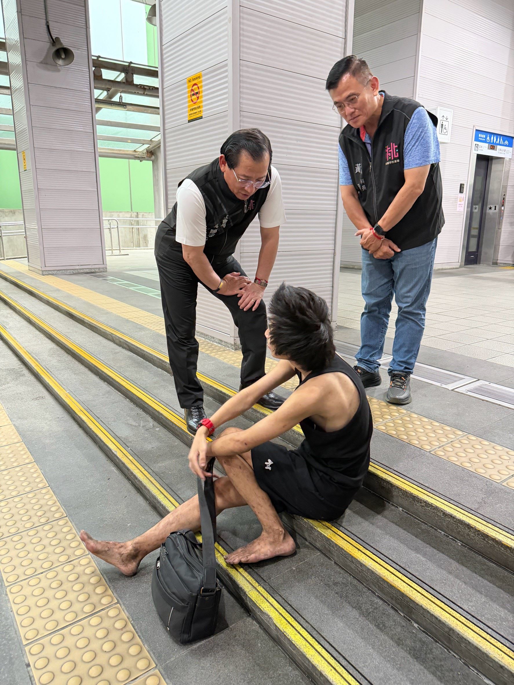 桃園市政府社會局高溫關懷街友 啟動防暑關懷行動